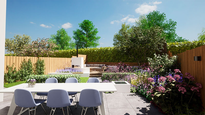 Dit 3D tuinontwerp is gemaakt door De Tuinregiseurs - Een super mooie gezinstuin van een tussenwoning. | Bron: Detuinregisseurs.nl Dit 3D tuinontwerp is gemaakt door De Tuinregiseurs - Een super mooie gezinstuin van een tussenwoning. | Bron: Detuinregisseurs.nl