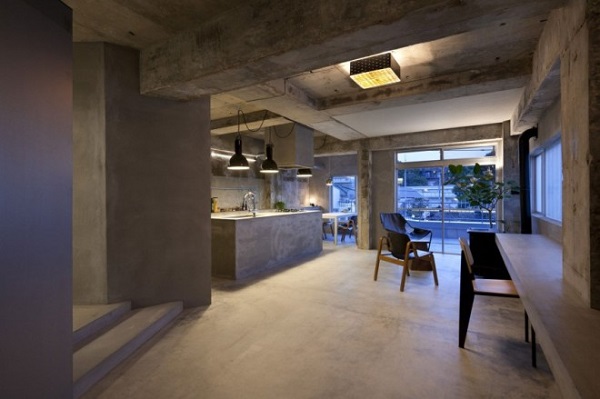 Japanse woning van beton