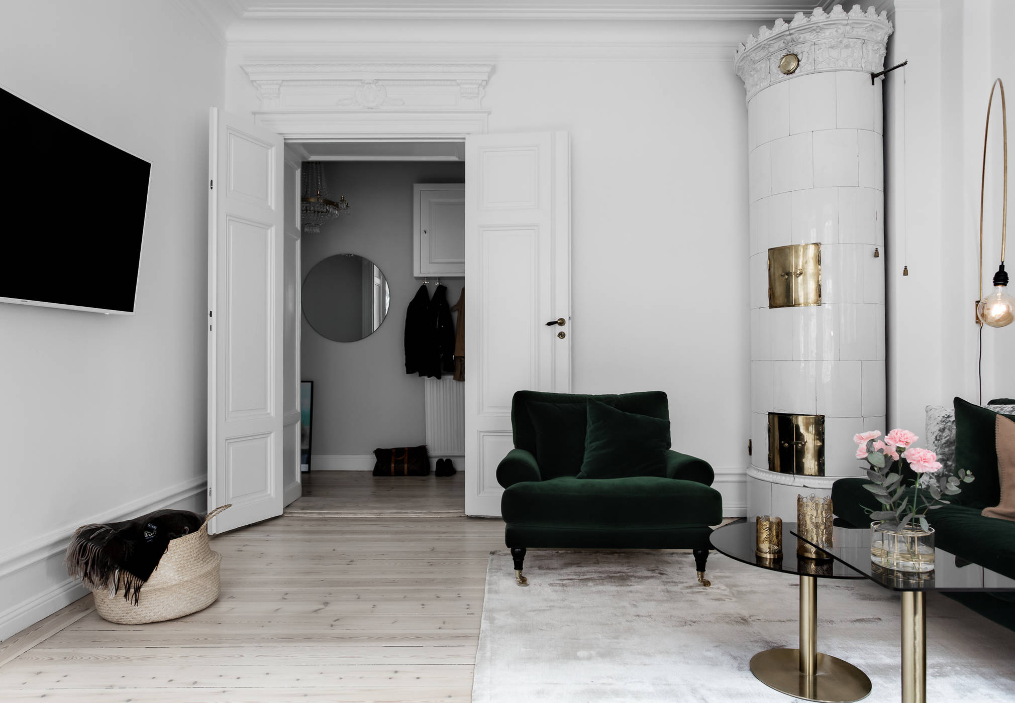 Dit charmante appartement in het centrum van Stockholm is een mustsee!