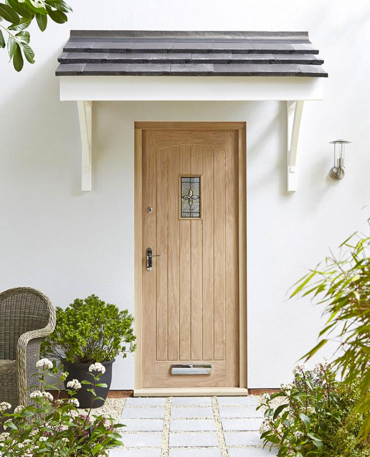 deurluifel met dakpannen