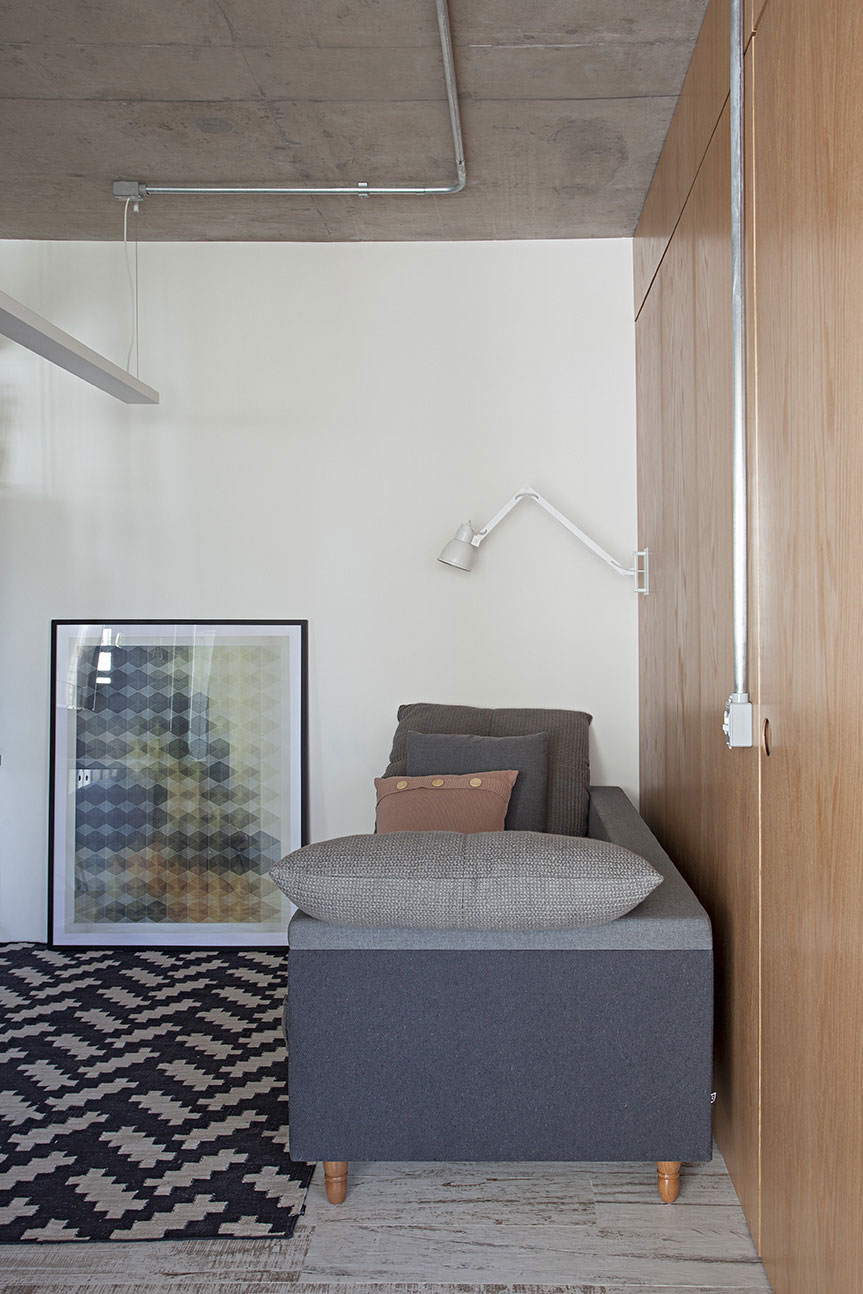 Deze kleine smalle woonkamer is ingericht met inspirerende ideeën
