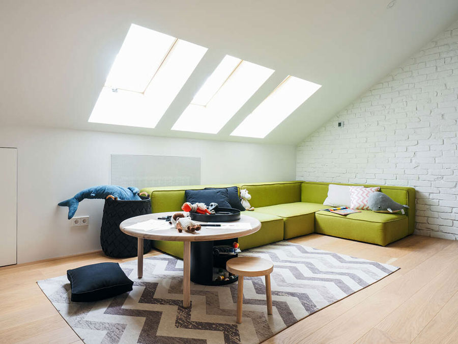 Deze moderne kindvriendelijke woonkamer moet je zien!