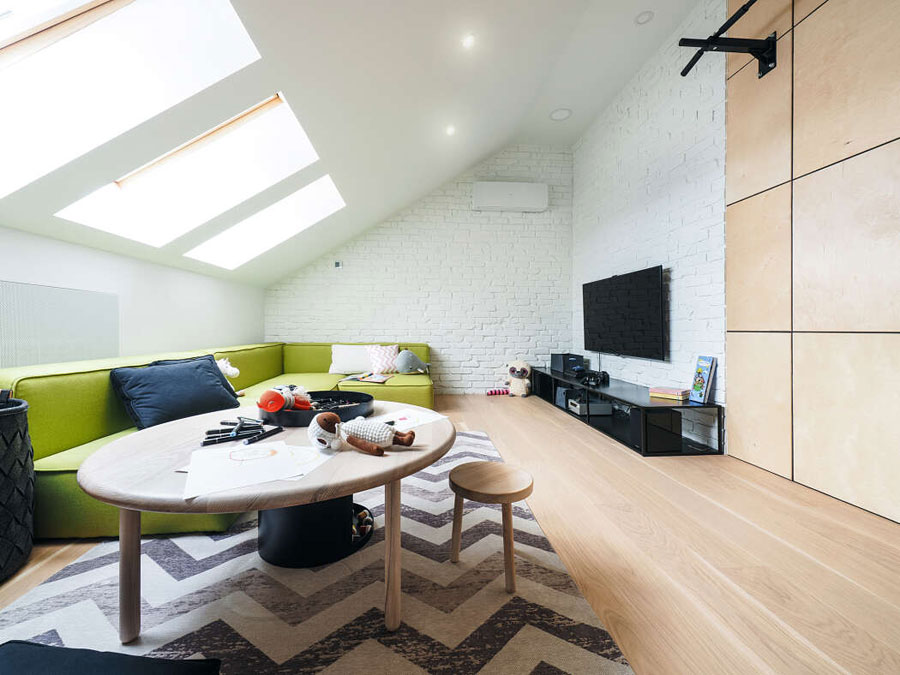 Deze moderne kindvriendelijke woonkamer moet je zien!