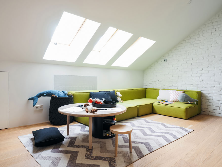 Deze moderne kindvriendelijke woonkamer moet je zien!