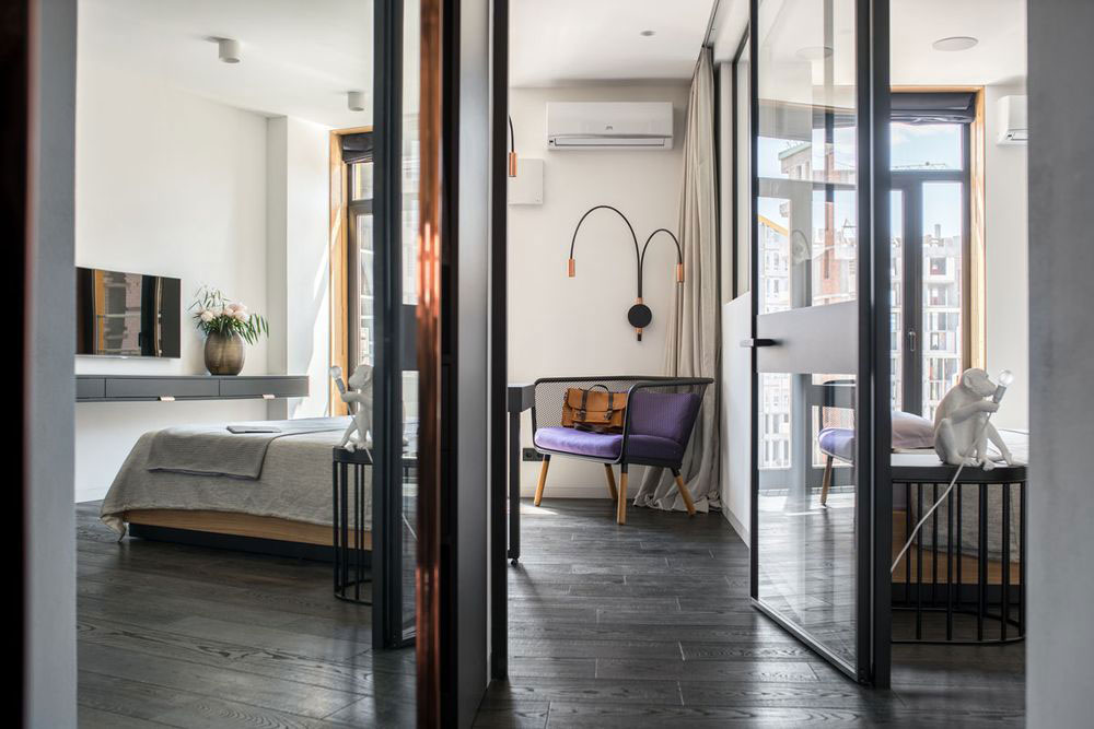 Deze moderne slaapkamer heeft het allemaal!