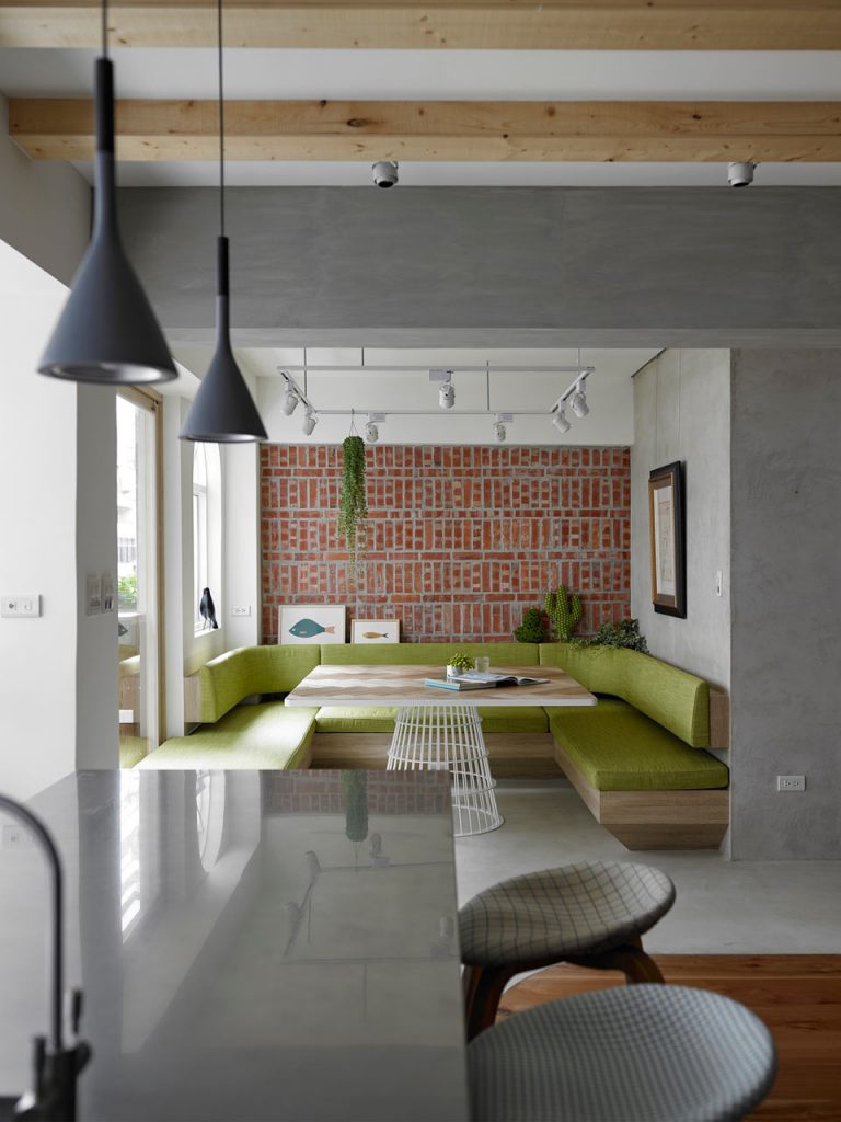 eethoek op maat gemaakte eetbank