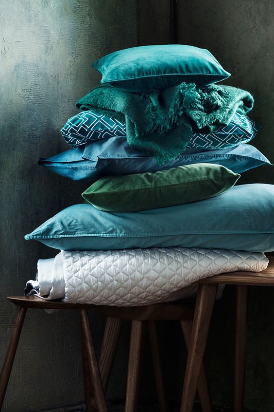 Fluweel in het interieur