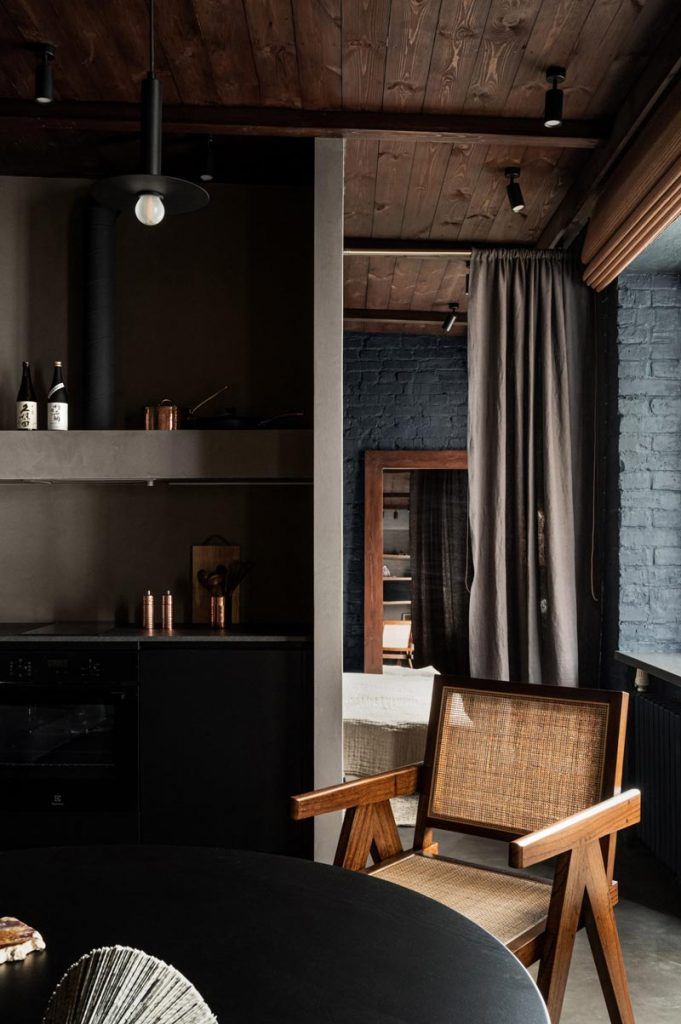 gordijn als deur voor slaapkamer