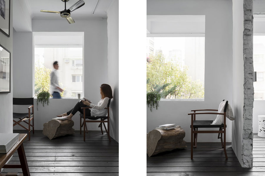 Het moderne en minimalistische kantoor van ontwerpbureau Studio In2