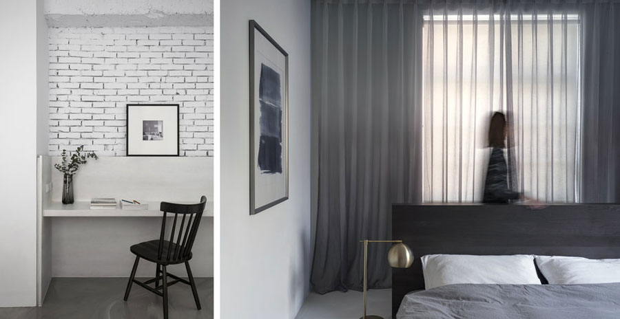 Het moderne en minimalistische kantoor van ontwerpbureau Studio In2