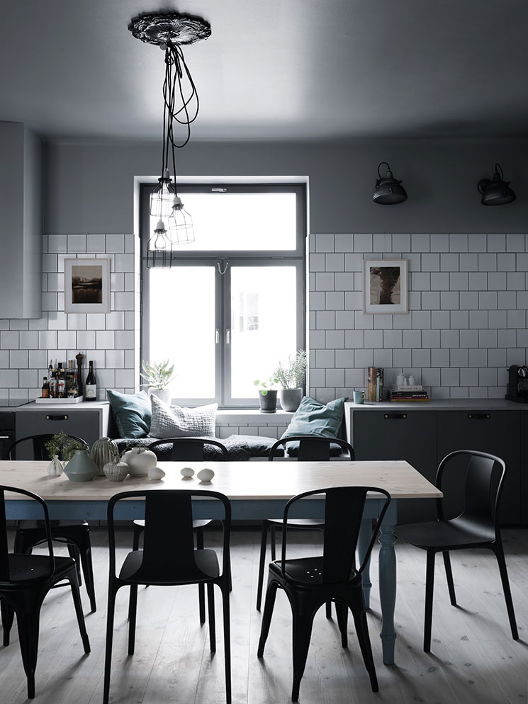 Het mooie gekleurde appartement van Zweedse architect Andreas Part