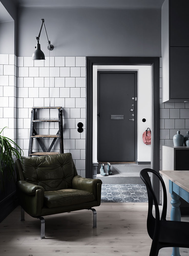 Het mooie gekleurde appartement van Zweedse architect Andreas Part