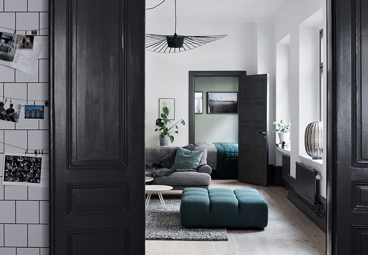 Het mooie gekleurde appartement van Zweedse architect Andreas Part