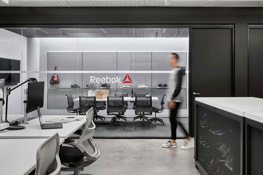 Het nieuwe Reebok hoofdkantoor in Boston