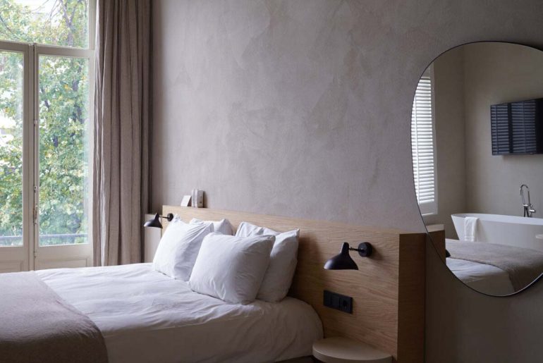 hotel chique slaapkamer
