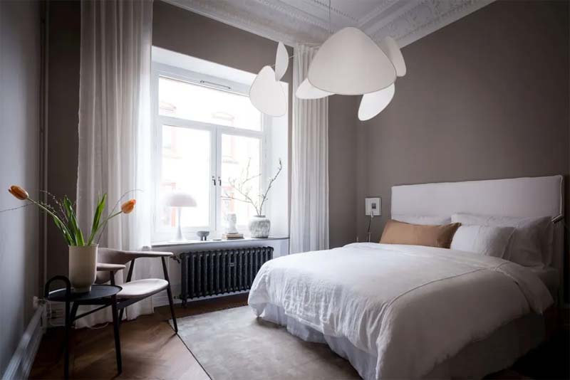 hotel chique slaapkamer zithoekje