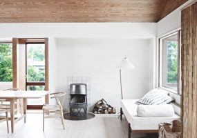 Houten plafond