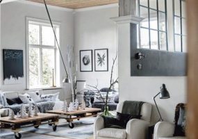 Houten plafond