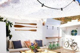 Ibiza sfeer op het dakterras