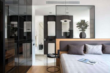 In deze luxe slaapkamer suite zijn de mooiste materialen gebruikt!