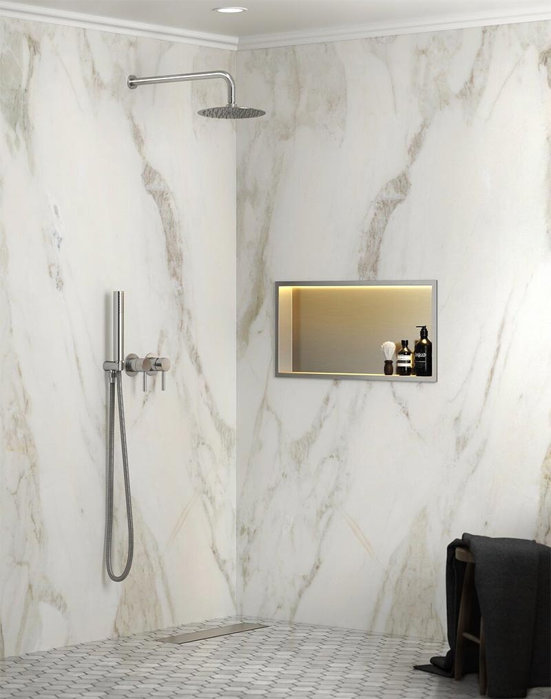 inbouwnis badkamer