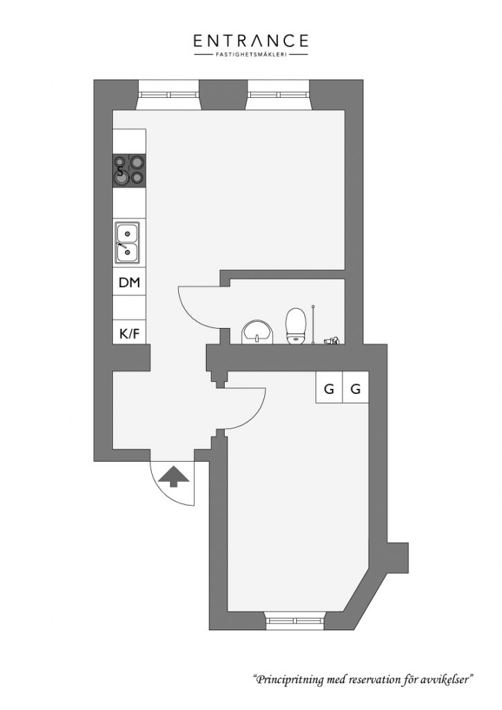 indeling-klein-appartement-plattegrond