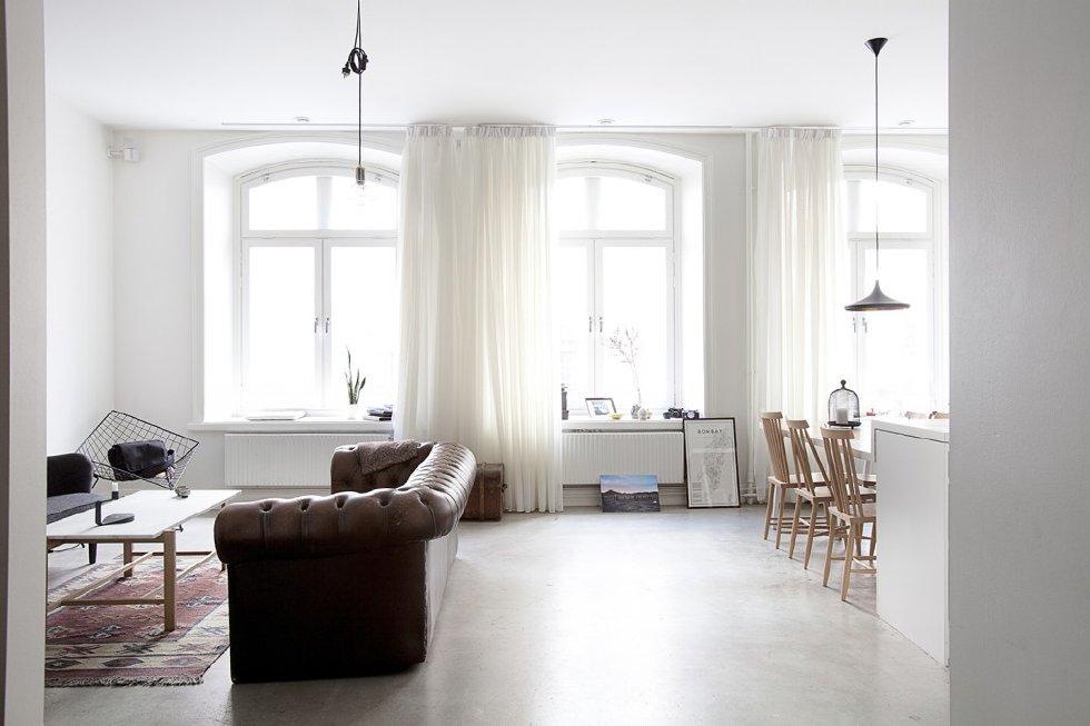 Industrieel appartement met vintage & Scandinavisch design