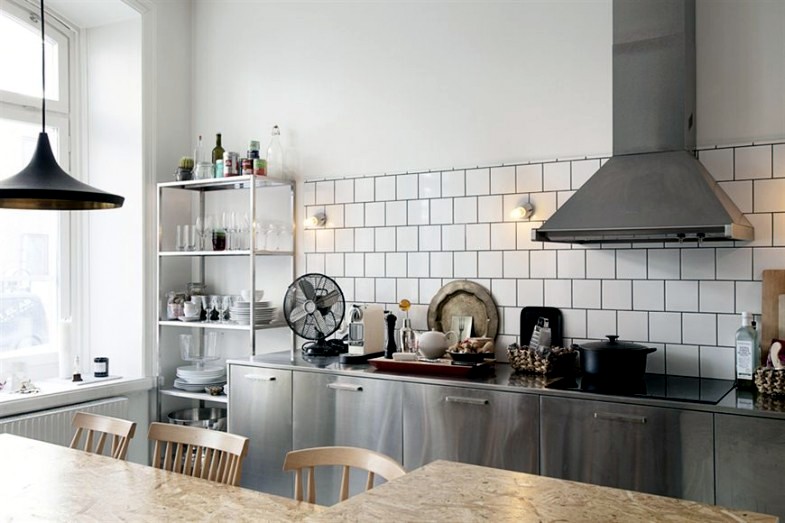 Industrieel appartement met vintage & Scandinavisch design