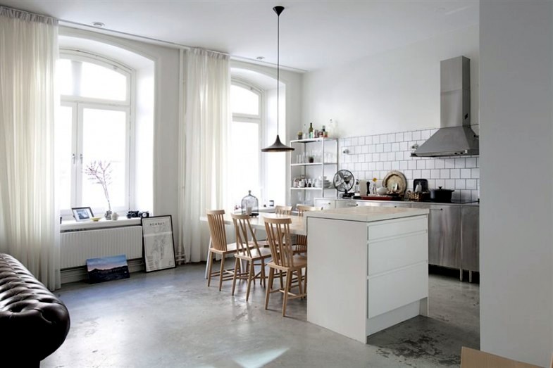 Industrieel appartement met vintage & Scandinavisch design