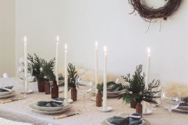 Inspiratie voor een kerstdiner tafel