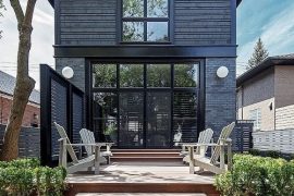 Inspiratie voor een zwarte gevel