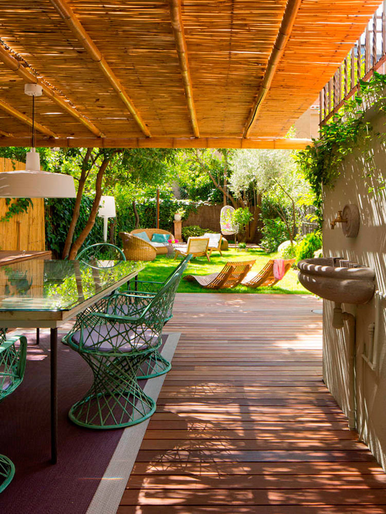 Interieur waar het klassieke Art nouveau met modern is gecombineerd