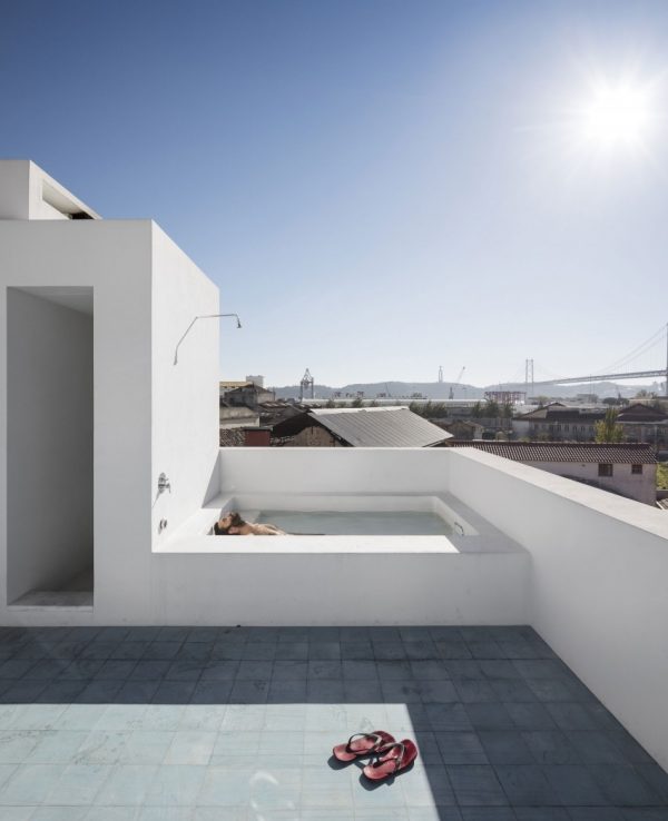 Jacuzzi op dakterras