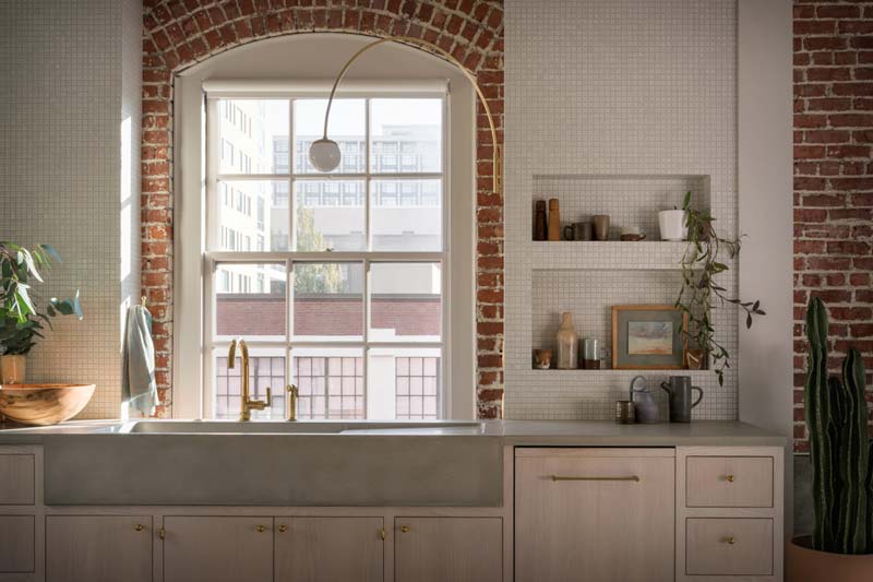 keuken muur nis achterwand