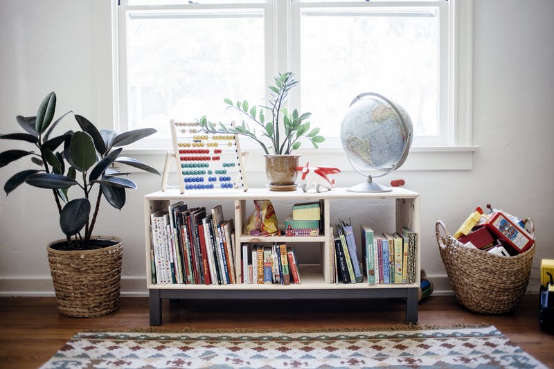 De kinderkamer van Adam en Edie is geïnspireerd door de Montessori methode