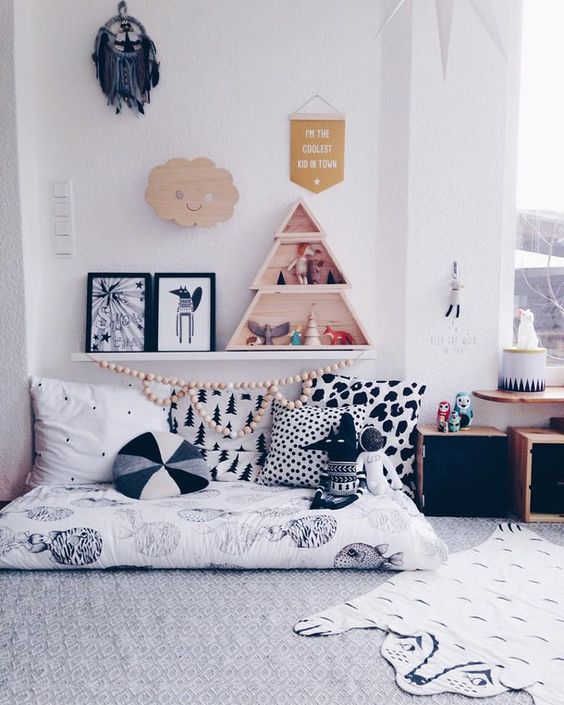 Loungehoek in de kinderkamer