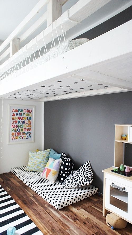 Loungehoek in de kinderkamer