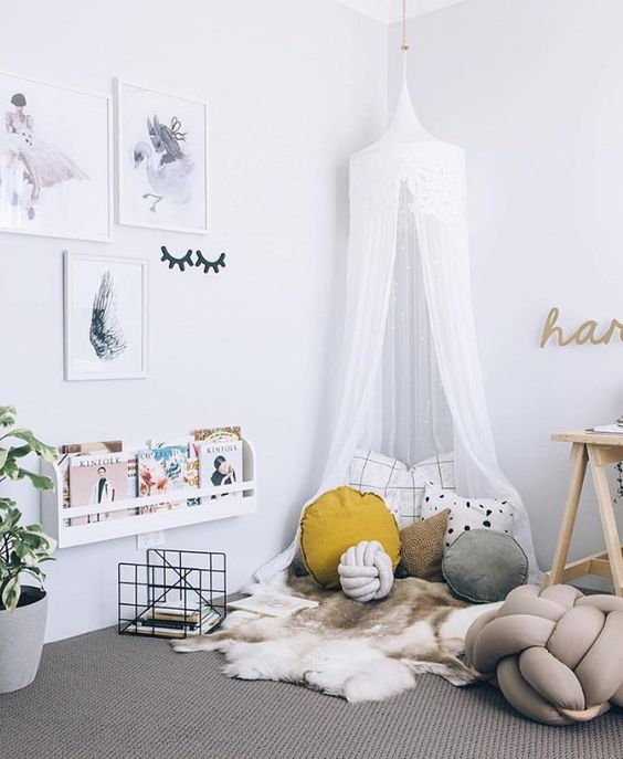 Loungehoek in de kinderkamer