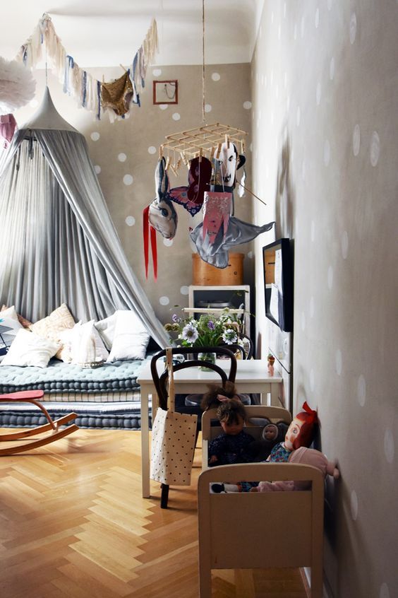 Loungehoek in de kinderkamer