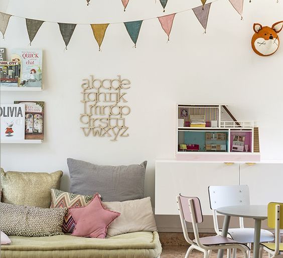 Loungehoek in de kinderkamer
