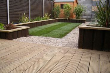 kunstgras in de tuin