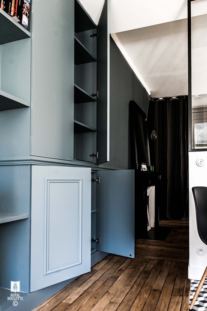 Leuk idee om de slaapkamer en de woonkamer te scheiden