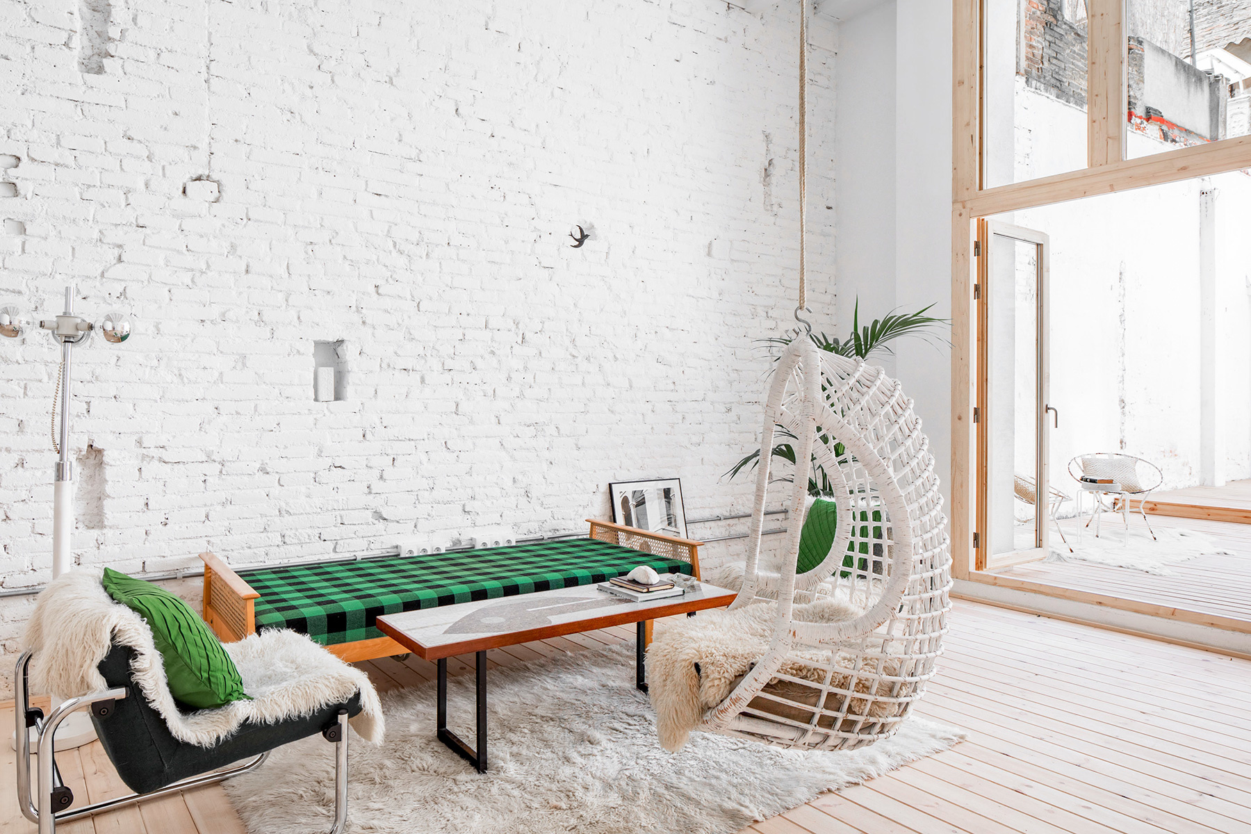 Minimalistische oase tuin in Barcelona