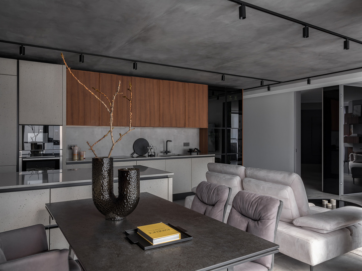 modern industrieel grijs interieur