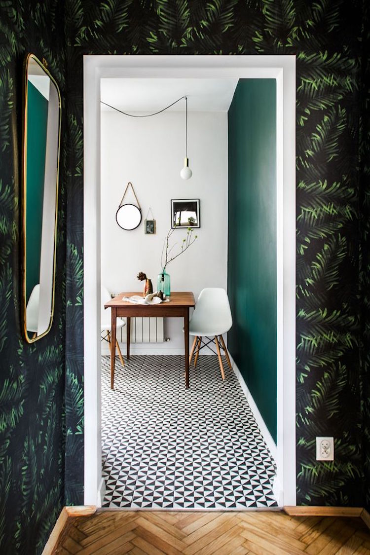 In deze moderne keuken is Scandinavisch met vintage gecombineerd