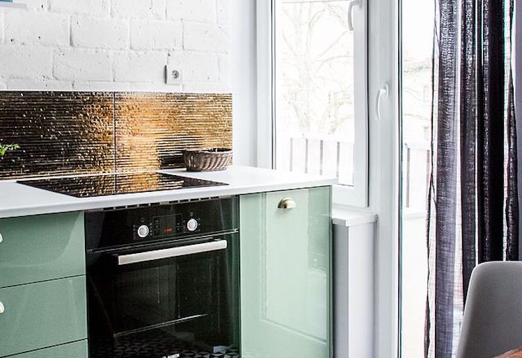In deze moderne keuken is Scandinavisch met vintage gecombineerd
