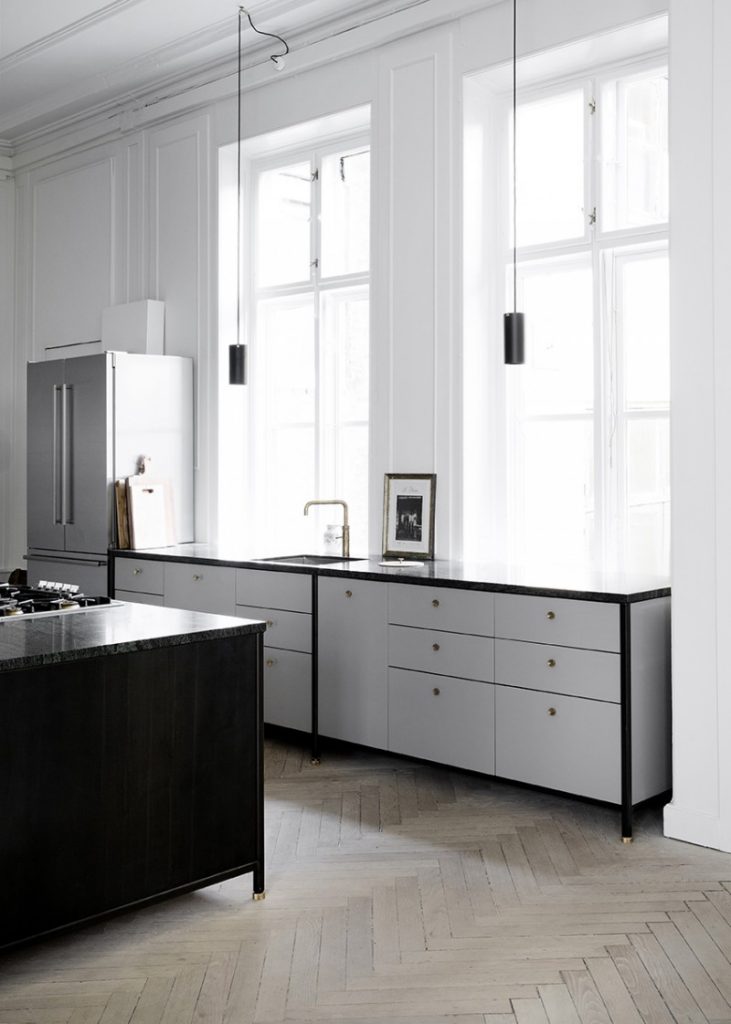Moderne klassieke keuken van KBH Kopenhagen Møbelsnedkeri