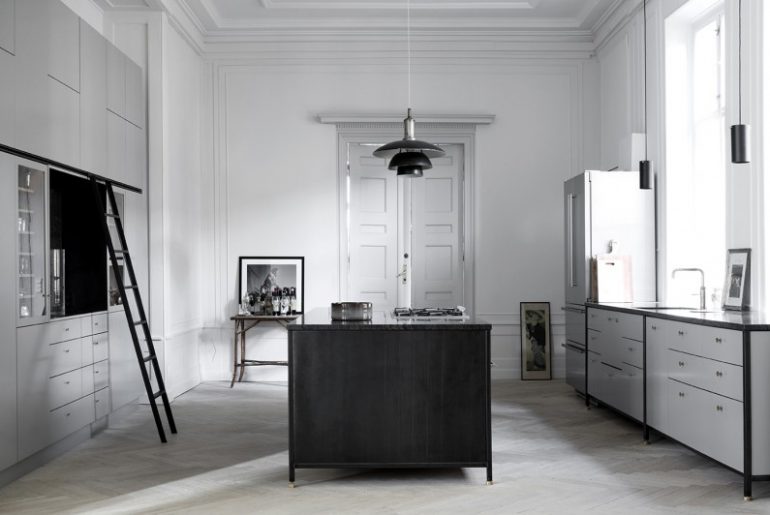 Moderne klassieke keuken van KBH Kopenhagen Møbelsnedkeri