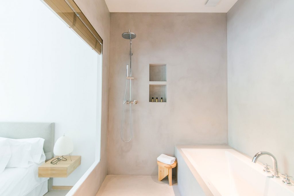 Mooie badkamer van Margot House uit Barcelona Mooie badkamer van Margot House uit Barcelona
