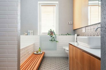 Mooie moderne badkamer met een spa gevoel